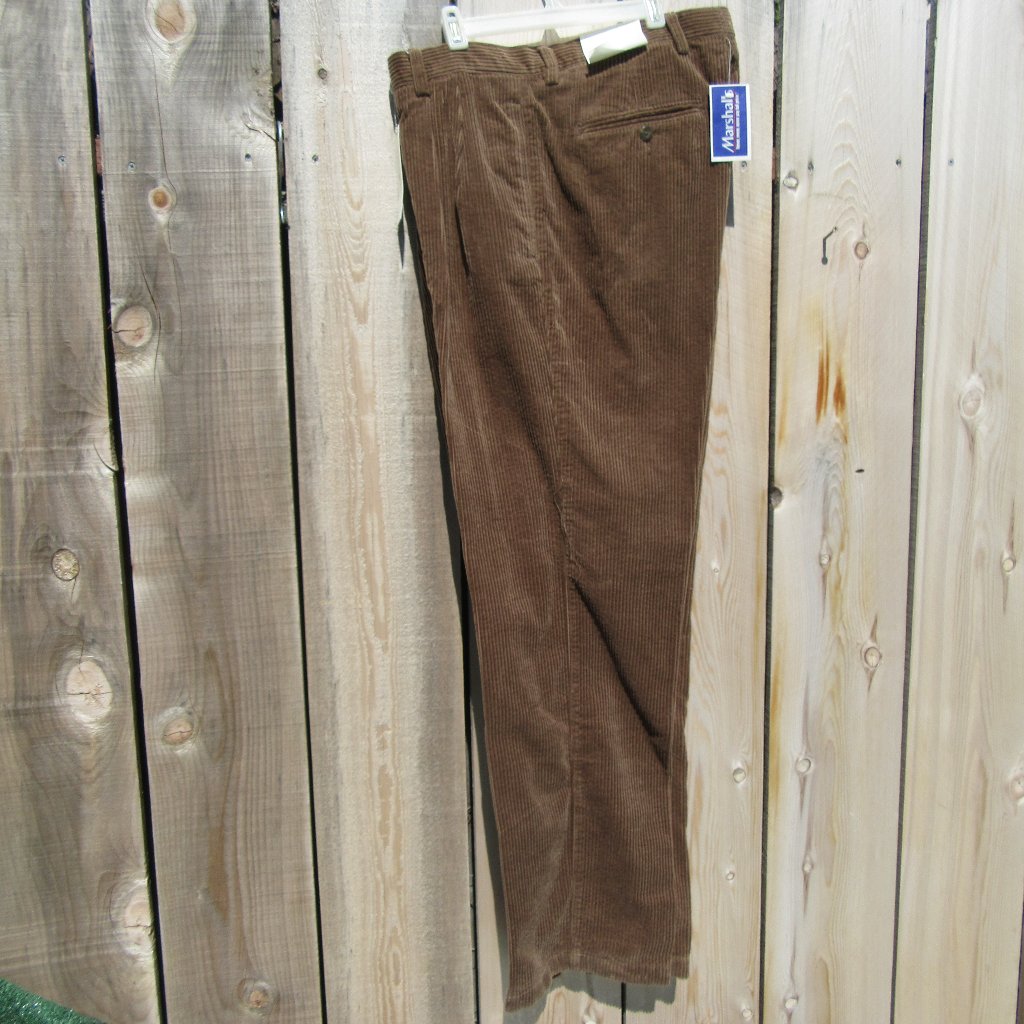 Brand New Joseph Abboud Tan Corduroy Pants Slacks Size 36 X 32